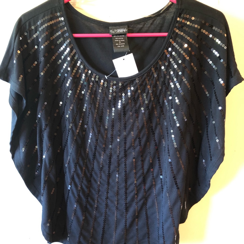 Daytrip Sequin detailed top
